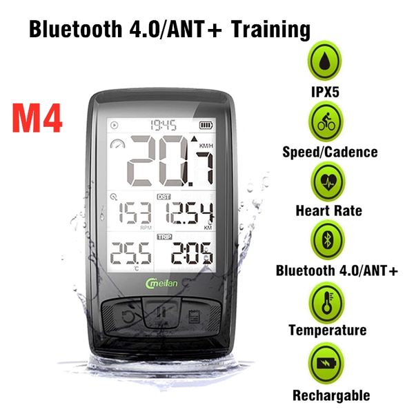 meilan wireless bicycle computer with chest heart rate monitor speed sensor bike speedometer bluetooth 4.0 ant cycling computer
meilan wireless bicycle computer with chest heart rate monitor speed sensor bike speedometer bluetooth 4.0 ant cycling computer