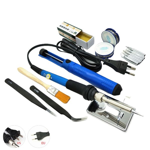 60w 110v / 220v electric soldering iron welding tool kit solder wire tweezers 
60w 110v / 220v electric soldering iron welding tool kit solder wire tweezers
