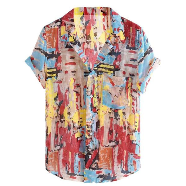 2019 new stylish hauts pour hommes mens pure cotton colorful printing loose turn down collar short sleeve shirt ropa de hombre, White;black
2019 new stylish hauts pour hommes mens pure cotton colorful printing loose turn down collar short sleeve shirt ropa de hombre, White;black