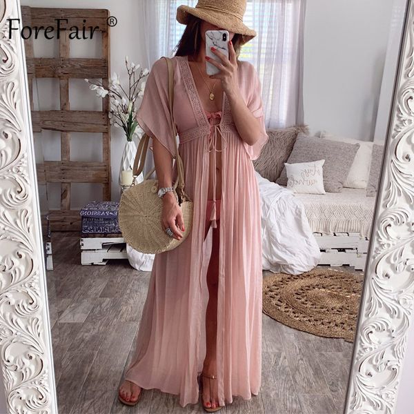 forefair beach tunic lace transparent long summer solid sheer cover up clock 2020 women beach dress
forefair beach tunic lace transparent long summer solid sheer cover up clock 2020 women beach dress
