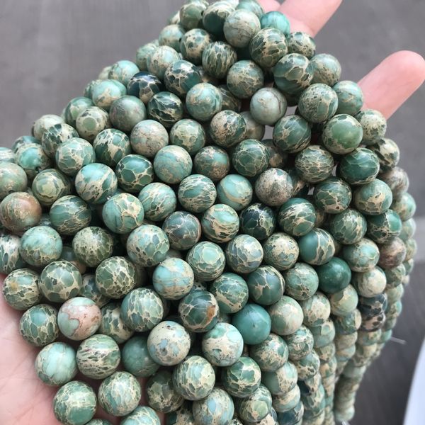 6/8/10mm natural green serpentine jasper stone beads round loose green agalmatolite stone beads for jewelry making diy 15'', Black
6/8/10mm natural green serpentine jasper stone beads round loose green agalmatolite stone beads for jewelry making diy 15'', Black