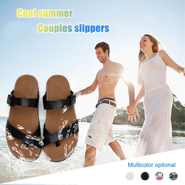 men women summer flat sandals toe sleeve soft sole beach casual slippers shoes hh88, Black
men women summer flat sandals toe sleeve soft sole beach casual slippers shoes hh88, Black