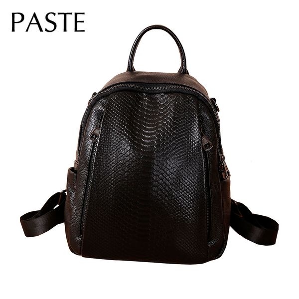 crocodile pattern cow leather women's backpack lady first layer cowhide fashion female school book bags black knapsack
crocodile pattern cow leather women's backpack lady first layer cowhide fashion female school book bags black knapsack