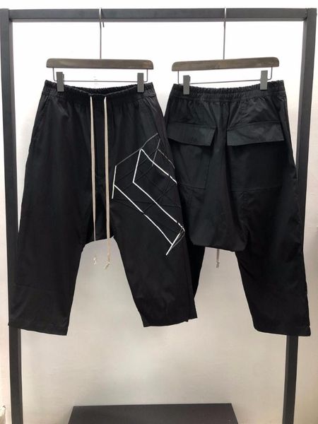 men casual harem shorts cotton gothic men's clothing sweatpants summer women knee length loose black short size xl, White;black 
men casual harem shorts cotton gothic men's clothing sweatpants summer women knee length loose black short size xl, White;black