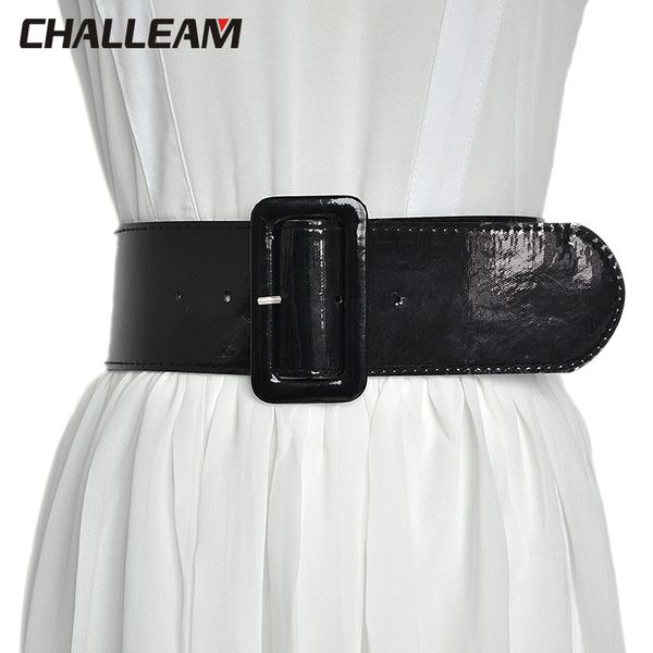 fashion women's wide belt women's wild pin buckle faux leather lightweight small waist seal x220, Black;brown
fashion women's wide belt women's wild pin buckle faux leather lightweight small waist seal x220, Black;brown