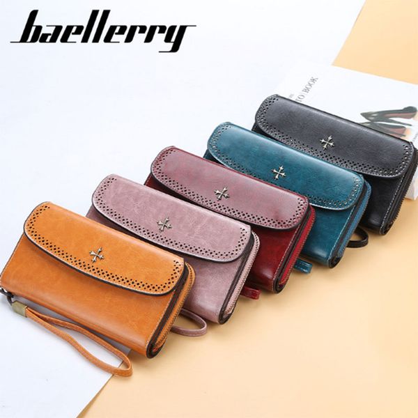 large capacity baellerry official women oil wax leather clutch luckly four-leaf clover lady's mobile phone wallet with handle n1630, Red;black
large capacity baellerry official women oil wax leather clutch luckly four-leaf clover lady's mobile phone wallet with handle n1630, Red;black