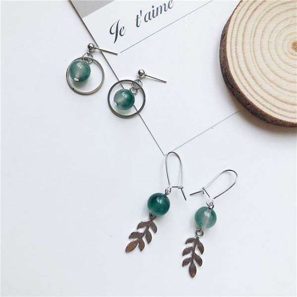 retro geometric creative long tree leaves green forest style beads ball drop earrings woman jewelry, Golden
retro geometric creative long tree leaves green forest style beads ball drop earrings woman jewelry, Golden