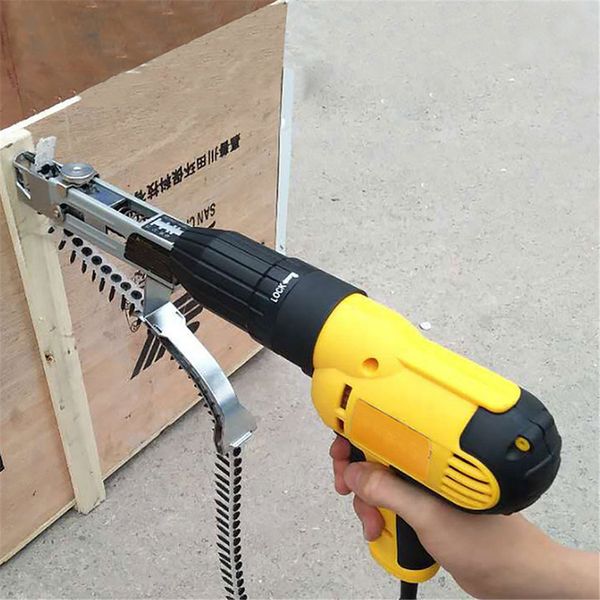 1pc automatic new automatic chain nail gun adapter screw gun for electric drill woodworking tool cordless power drill attachment
1pc automatic new automatic chain nail gun adapter screw gun for electric drill woodworking tool cordless power drill attachment