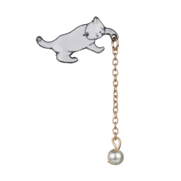 alloy cute little white imitation pearl cat brooch pins chic fashion jewelry bijoux brooch wholesale women access b303, Gray
alloy cute little white imitation pearl cat brooch pins chic fashion jewelry bijoux brooch wholesale women access b303, Gray