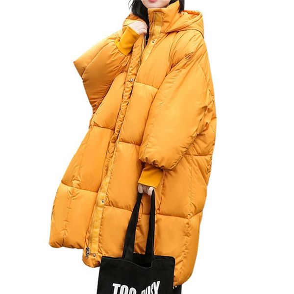 2019 oversize winter parka women x-long outerwear hooded cotton-padded jacket casual thick warm black yellow down jacket g698
2019 oversize winter parka women x-long outerwear hooded cotton-padded jacket casual thick warm black yellow down jacket g698
