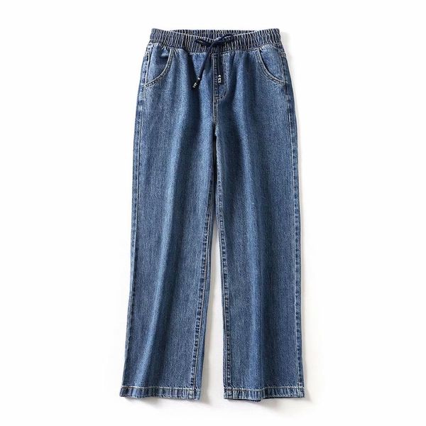 jeans women 2019 loose high waist wide leg pants women korean style denim pants, Blue
jeans women 2019 loose high waist wide leg pants women korean style denim pants, Blue