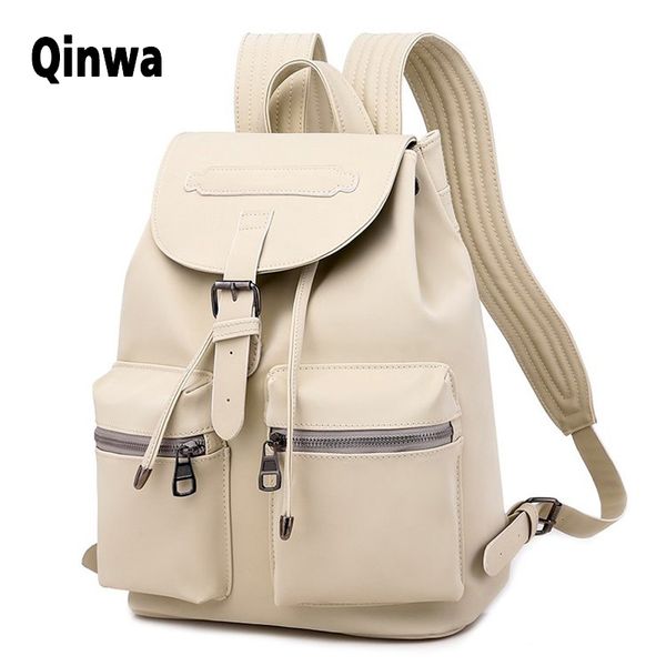 2020 new vintage drawstring backpacks women pu leather school bags for girls solid white bagpack casual female travel backpack m
2020 new vintage drawstring backpacks women pu leather school bags for girls solid white bagpack casual female travel backpack m