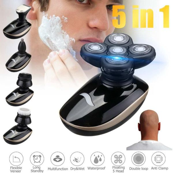 5 in 1 4d rechargeable bald head electric shaver wet&dry use waterproof multipurpose shaver
5 in 1 4d rechargeable bald head electric shaver wet&dry use waterproof multipurpose shaver