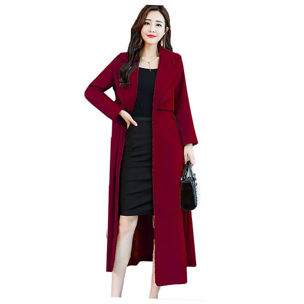 women's trench coat 2020 new solid color elegant fashion large size lapel temperament closed waist was thin spring coat z35, Tan;black
women's trench coat 2020 new solid color elegant fashion large size lapel temperament closed waist was thin spring coat z35, Tan;black