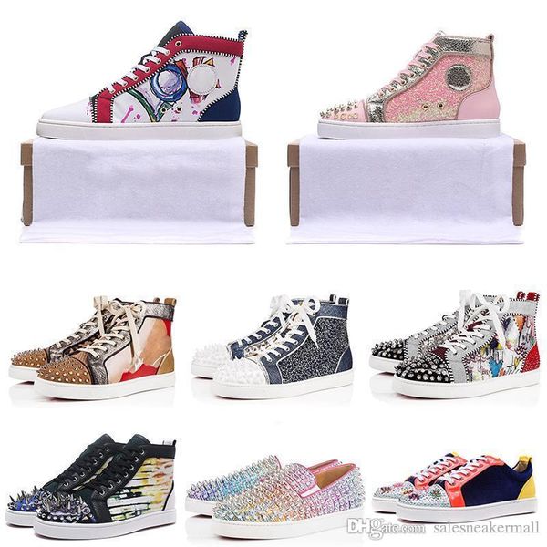 2019 new red bottoms designer casual shoes suede spike crystal leather luxury mens women party wedding sport sneakers box dust bag 36-46
2019 new red bottoms designer casual shoes suede spike crystal leather luxury mens women party wedding sport sneakers box dust bag 36-46