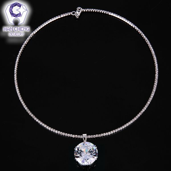 hancheng new fashion luxury simple rhinestone zircon pendant choker necklace women necklaces statement collar jewelry bijoux, Silver
hancheng new fashion luxury simple rhinestone zircon pendant choker necklace women necklaces statement collar jewelry bijoux, Silver