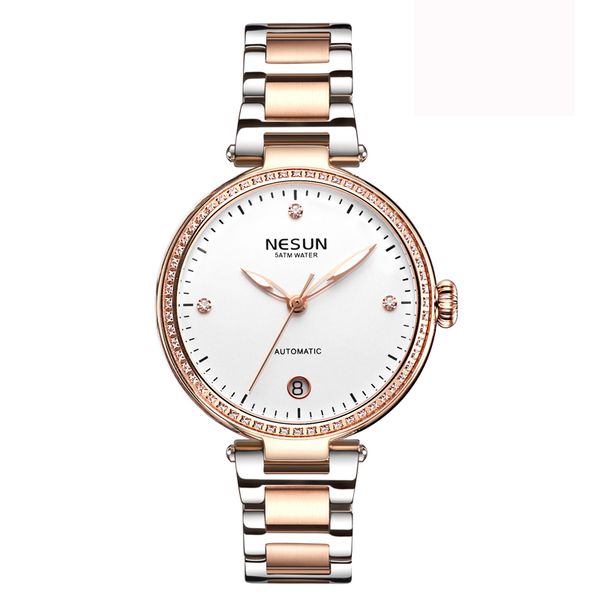 woman watches nesun japan miyota movement watch women automatic mechanical bracelet watch ladies wristwatch n9215-1, Slivery;brown
woman watches nesun japan miyota movement watch women automatic mechanical bracelet watch ladies wristwatch n9215-1, Slivery;brown