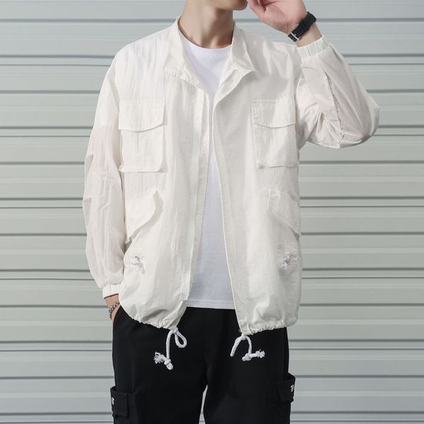 2020 summer and autumn new korean version of loose tooling thin section trend student casual plus size sunscreen jacket, Black;brown
2020 summer and autumn new korean version of loose tooling thin section trend student casual plus size sunscreen jacket, Black;brown