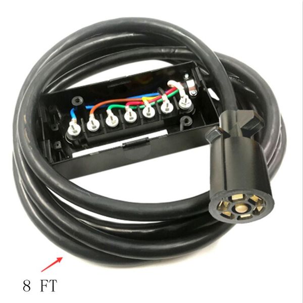 weatherproof heavy duty 7 way plug inline trailer cord with 7 gang junction box
weatherproof heavy duty 7 way plug inline trailer cord with 7 gang junction box