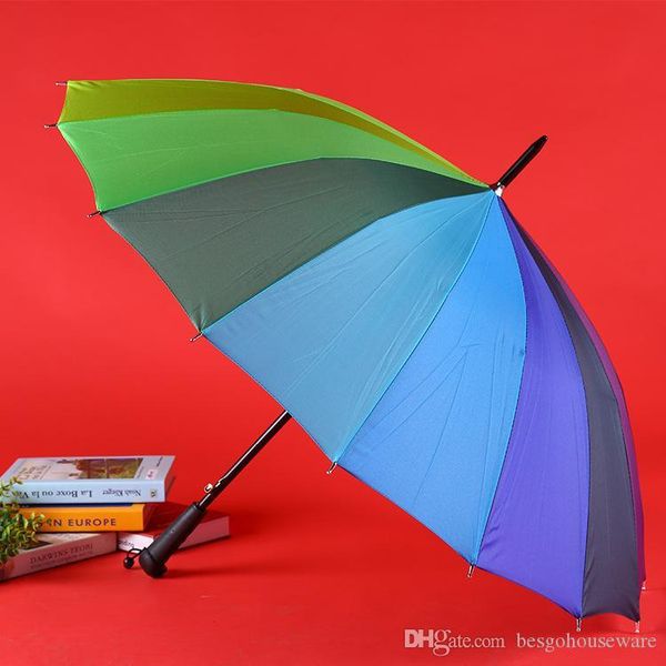 women large umbrella creative long handle colorful rainbow umbrellas durable semi-automatic rainproof windproof umbrellas bh0992 tqq
women large umbrella creative long handle colorful rainbow umbrellas durable semi-automatic rainproof windproof umbrellas bh0992 tqq