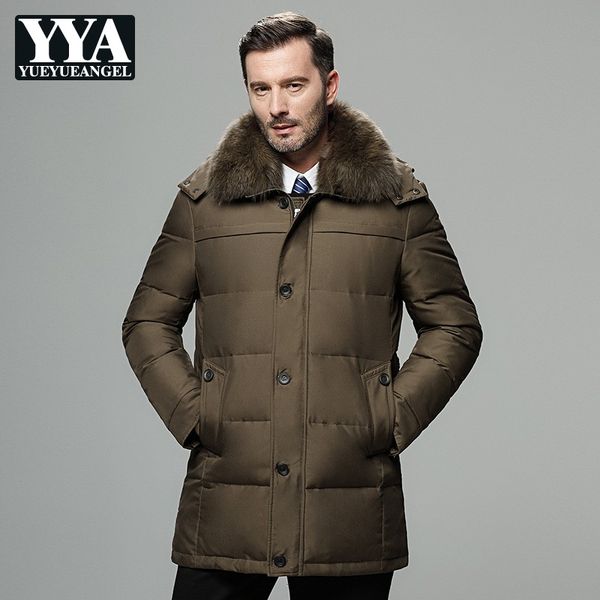 men winter down jacket casual business hooded thick warm parkas single breasted fur collar long coat male outwear plus size 4xl, Black
men winter down jacket casual business hooded thick warm parkas single breasted fur collar long coat male outwear plus size 4xl, Black