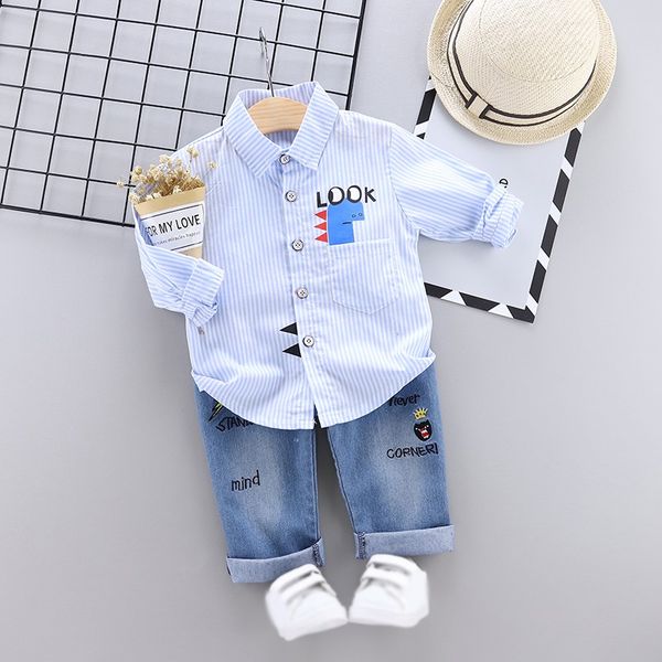 casual toddler boys clothes autumn clothing kids costume baby long sleeve print blouse +denim pants trouser children's sets, White
casual toddler boys clothes autumn clothing kids costume baby long sleeve print blouse +denim pants trouser children's sets, White