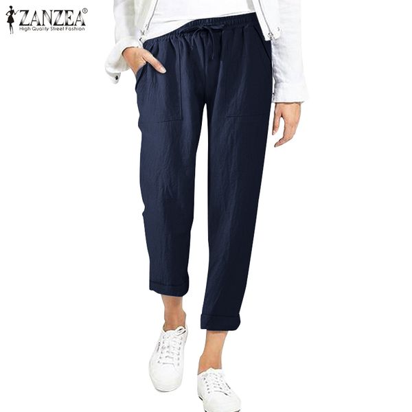 women drawstring trousers zanzea 2020 elegant harem pants casual straight long pantalon palazzo female solid turnip plus size, Black;white
women drawstring trousers zanzea 2020 elegant harem pants casual straight long pantalon palazzo female solid turnip plus size, Black;white