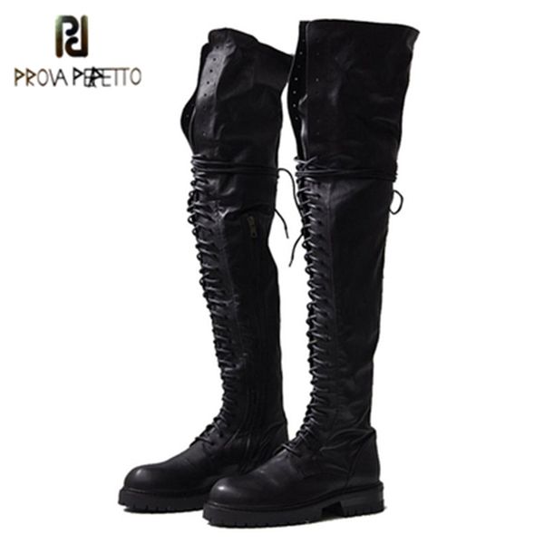 prova perfetto new black over knee boots women block heel plus female zipper waterproof knight motorcycle botas altas mujer
prova perfetto new black over knee boots women block heel plus female zipper waterproof knight motorcycle botas altas mujer