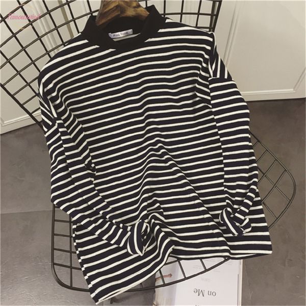 t shirts women long striped loose simple all match korean style leisure daily trendy soft t shirt womens tees new, White
t shirts women long striped loose simple all match korean style leisure daily trendy soft t shirt womens tees new, White