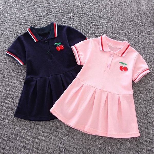 designer kids baby girl dresses lace lapel collar embroidery cherry short sleeved 2020 summer baby dress fashion pleated skirt clothes, Red;yellow
designer kids baby girl dresses lace lapel collar embroidery cherry short sleeved 2020 summer baby dress fashion pleated skirt clothes, Red;yellow