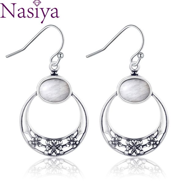 6x8mm oval moonstone childish chrysanthemum pendant earrings female models 925 sterling silver party engagement wedding, Golden;silver
6x8mm oval moonstone childish chrysanthemum pendant earrings female models 925 sterling silver party engagement wedding, Golden;silver