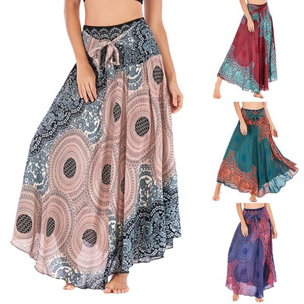 2020 spring long skirts vintage women bohemian style floral maxi skirts ladies tie up high waist summer beach wrap maxi skirt, Black
2020 spring long skirts vintage women bohemian style floral maxi skirts ladies tie up high waist summer beach wrap maxi skirt, Black