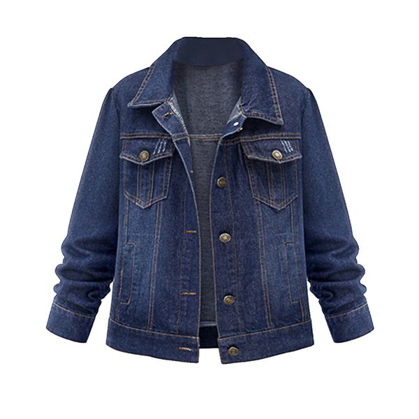 plus size jean jackets dark blue long sleeve casual denim coat washed vintage overcoats button outerwear ladies jackets, Black;brown
plus size jean jackets dark blue long sleeve casual denim coat washed vintage overcoats button outerwear ladies jackets, Black;brown