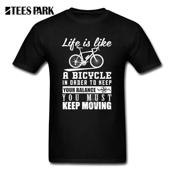 funny t shirts bicycle to keep your balance you must moving male mountain biking mtb crewneck short sleeve tshirs for sale, White;black
funny t shirts bicycle to keep your balance you must moving male mountain biking mtb crewneck short sleeve tshirs for sale, White;black