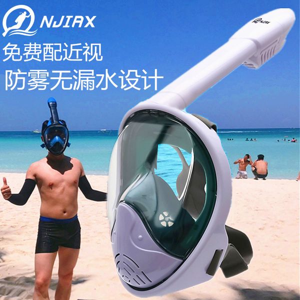 njiax diving mask snorkeling sanbao mask full dry myopia full face respirator children swimming goggles equipment
njiax diving mask snorkeling sanbao mask full dry myopia full face respirator children swimming goggles equipment
