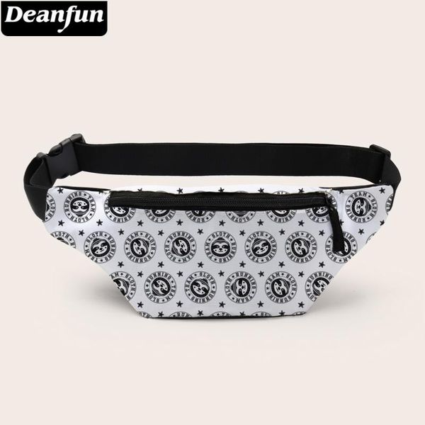 deanfun waist bag 3d sloth printed fanny pack with zipper for women travelling black and white bum bag d18007
deanfun waist bag 3d sloth printed fanny pack with zipper for women travelling black and white bum bag d18007
