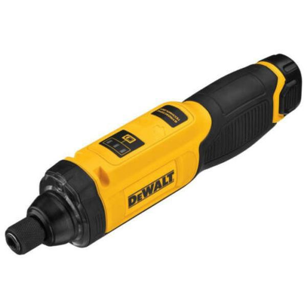 Dewalt dcf682n1 8 volt max 1 4 inch 0 430 rpm gyro copic inline crewdriver kit