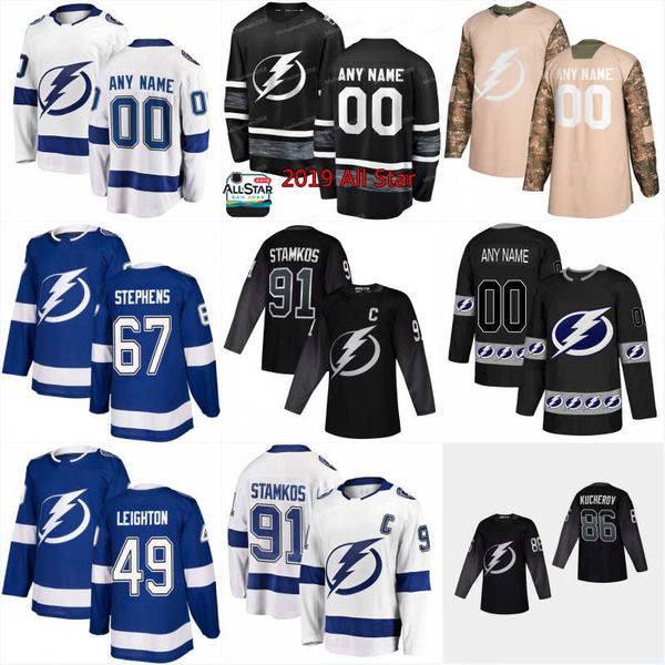 Tampa Bay Lightning 91 Steven Stamkos 86 Nikita Kucherov 24 Ryan Callahan 73 Adam Erne 18 Ondrej Palat 37 Yanni Gourde Hockey Jerseys
Tampa Bay Lightning 91 Steven Stamkos 86 Nikita Kucherov 24 Ryan Callahan 73 Adam Erne 18 Ondrej Palat 37 Yanni Gourde Hockey Jerseys