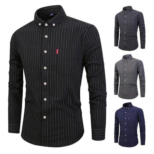 men's fashion shirts men 100% cotton japan style fire striped shirt men casual long sleeve dress shirt slim fit blouse, White;black
men's fashion shirts men 100% cotton japan style fire striped shirt men casual long sleeve dress shirt slim fit blouse, White;black
