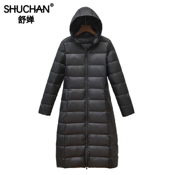 shuchan basic women's down jacket with hood 90% white duck down slim women's outerwear new items 2019 winter warm women coats, Black
shuchan basic women's down jacket with hood 90% white duck down slim women's outerwear new items 2019 winter warm women coats, Black