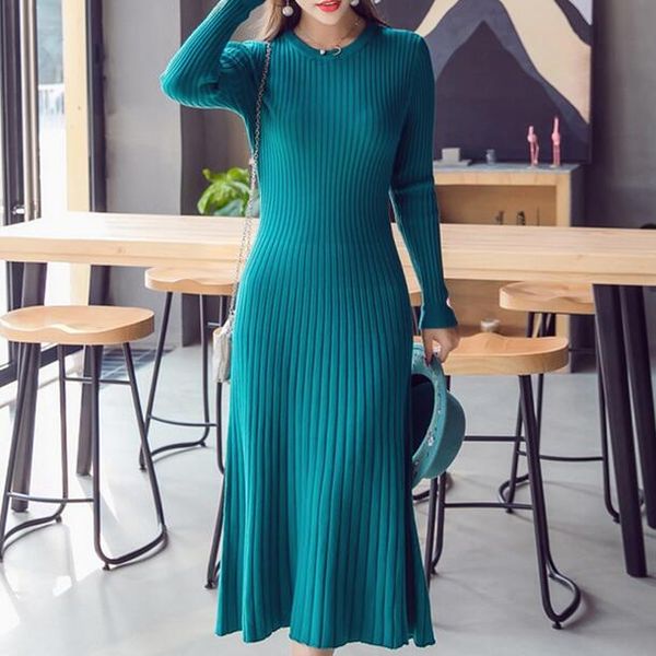 autumn knitted dresses women long sleeve slim sweater dresses winter knitting dress vestidos verano 2020 df738, Black;gray
autumn knitted dresses women long sleeve slim sweater dresses winter knitting dress vestidos verano 2020 df738, Black;gray