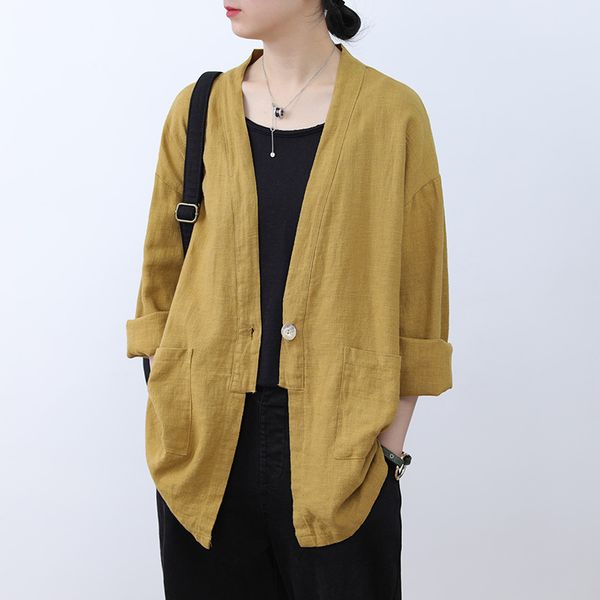women spring summer thin female cardigan solid color cotton long sleeve coat v-neck loose plus size casual women, White
women spring summer thin female cardigan solid color cotton long sleeve coat v-neck loose plus size casual women, White