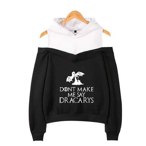 dracarys new clothes 2019 k-pops printing women summer fashion hooded off-shoulder hoodies sweatshirt women clothes plus size, Black
dracarys new clothes 2019 k-pops printing women summer fashion hooded off-shoulder hoodies sweatshirt women clothes plus size, Black