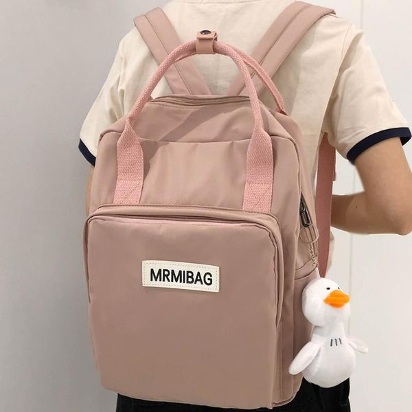 ladies handle cute backpack women college student school bag book female kawaii backpack small girl fashion nylon bag trendy new
ladies handle cute backpack women college student school bag book female kawaii backpack small girl fashion nylon bag trendy new