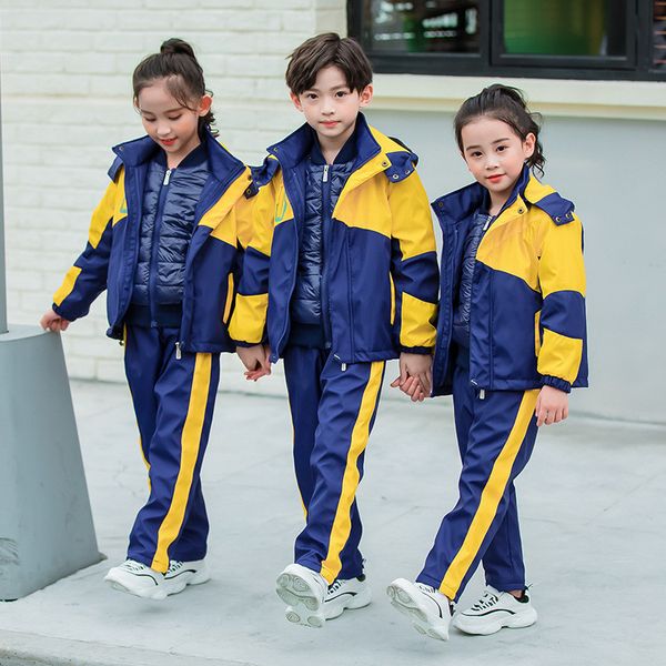 kindergarten suit winter autumn student's autumn & winter school uniform set removable thick cold-proof jacket 3 piece /set, White
kindergarten suit winter autumn student's autumn & winter school uniform set removable thick cold-proof jacket 3 piece /set, White