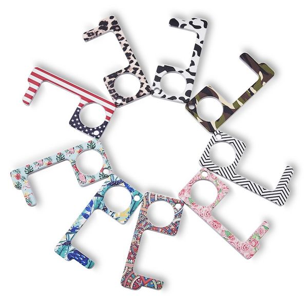 9 style printed protection isolation key ring pendant zero contact edc door opener anti-contact brass material xd23570
9 style printed protection isolation key ring pendant zero contact edc door opener anti-contact brass material xd23570