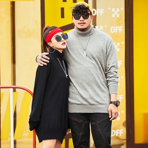 large men's high collar male autumn man turtleneck plus size solid color bottoming sweater 6xl, White;black
large men's high collar male autumn man turtleneck plus size solid color bottoming sweater 6xl, White;black