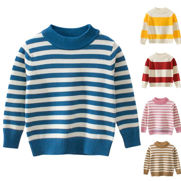 cysincos autumn kids knitting sweater striped pullover sweater clothing children winter clothes baby cotton outfit costumes, Blue
cysincos autumn kids knitting sweater striped pullover sweater clothing children winter clothes baby cotton outfit costumes, Blue