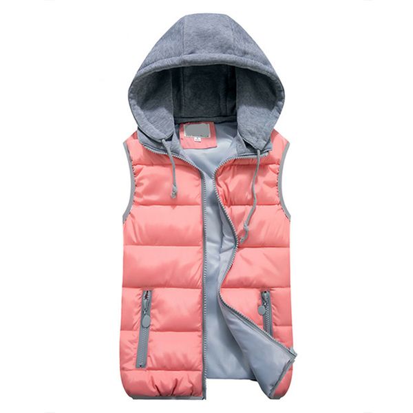 student new 2020 vest ladies spring autumn fashion female short hooded vests coats down cotton winter plus size women outerwear, Black;white
student new 2020 vest ladies spring autumn fashion female short hooded vests coats down cotton winter plus size women outerwear, Black;white