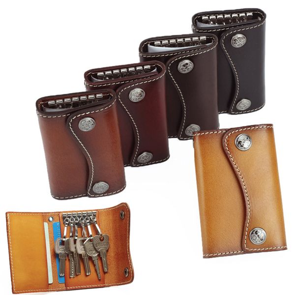 genuine leather keys wallet card slot key purse women men fashion plain color cowhide keychain holder interior slot pocket coin purse, Red;blue
genuine leather keys wallet card slot key purse women men fashion plain color cowhide keychain holder interior slot pocket coin purse, Red;blue